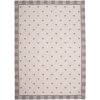 Clayre & Eef LVT42-1G Torchon de cuisine Beige Gris Motif cœur 50x70 cm