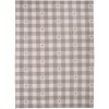 Clayre & Eef LVT42-2G Linge de cuisine Beige Gris Cottage 50x70 cm Coton