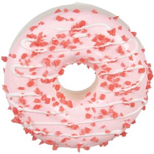 Clayre & Eef 65981 Décoration Donut rose Ø 8x3 cm Plastique