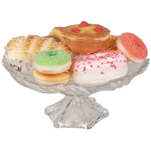 Clayre & Eef 65981 Décoration Donut rose Ø 8x3 cm Plastique