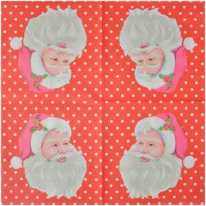 Clayre & Eef 73080 Serviettes en papier Motif...