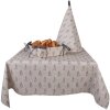 Clayre & Eef BNS48 Linge de cuisine 80 cm Beige Gris Motif lapin Coton