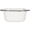 Clayre & Eef 6CEBO0097 Bol en céramique blanc noir 15x12x5 cm 275 ml