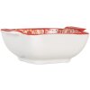 Clayre & Eef 6CEBO0186 Coupe céramique blanc rouge 11x8x4 cm 75 ml