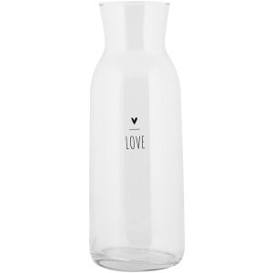 Clayre & Eef BHSGL0001 Carafe en verre 1000 ml...