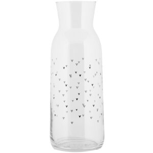 Clayre & Eef BHSGL0002 Carafe motif cœur verre...