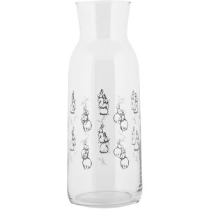 Clayre & Eef BNSGL0001 Carafe en verre Design lapin...