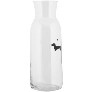 Clayre & Eef PWSGL0002 Carafe en verre Ø 9x25...