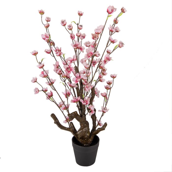 Clayre & Eef 6PL0372 Déco Arbre rose 18x18x70 cm Plastique