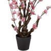 Clayre & Eef 6PL0372 Déco Arbre rose 18x18x70 cm Plastique