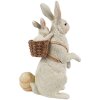 Clayre & Eef 6PR4397 Déco Lapin Beige Rose Polyrésine 10x9x16 cm