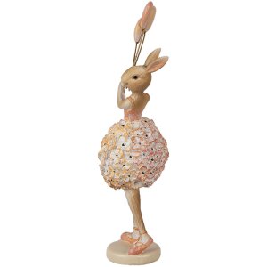 Clayre & Eef 6PR4417 Déco Lapin Beige Rose...