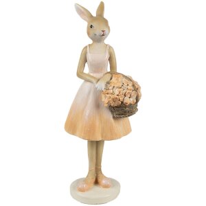 Clayre & Eef 6PR4419 Déco Lapin Beige Rose...