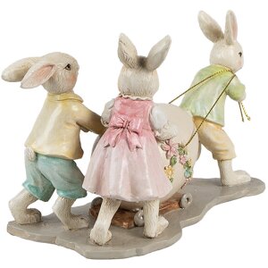 Clayre & Eef 6PR4389 Déco Lapin Beige Jaune...