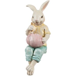 Clayre & Eef 6PR4393 Déco Lapin beige jaune...