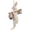 Clayre & Eef 6PR4405 Décoration Pendentif Lapin Beige Rose 7x4x13 cm