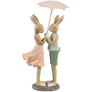 Clayre & Eef 6PR4421 Déco Lapin Beige Rose...