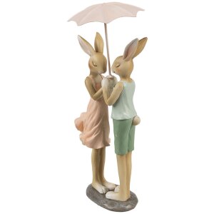 Clayre & Eef 6PR4421 Déco Lapin Beige Rose...