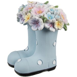 Clayre & Eef 6PR5180 Décoration Bottes bleues...