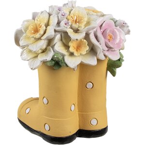 Clayre & Eef 6PR5182 Décoration Botte jaune style campagnard 10x10x12 cm