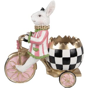 Clayre & Eef 6PR5193 Déco Lapin rose blanc...