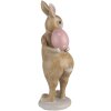 Clayre & Eef 6PR5252 Décoration Lapin beige rose 10x12x31 cm style rustique