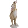 Clayre & Eef 6PR5252 Décoration Lapin beige rose 10x12x31 cm style rustique