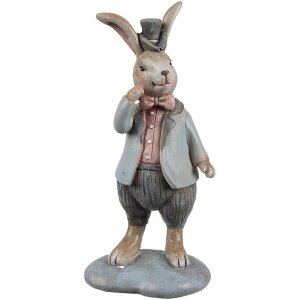 Clayre & Eef 6PR5258 Déco Lapin Beige Bleu...