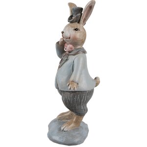 Clayre & Eef 6PR5258 Déco Lapin Beige Bleu...