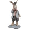 Clayre & Eef 6PR5258 Déco Lapin Beige Bleu 6x5x13 cm Style rustique