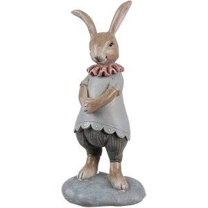 Clayre & Eef 6PR5259 Déco Lapin Beige Bleu...