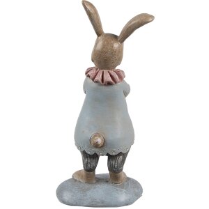 Clayre & Eef 6PR5259 Déco Lapin Beige Bleu 6x5x13 cm