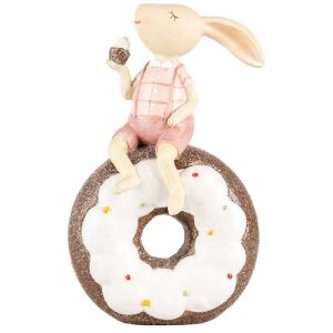 Clayre & Eef 6PR5261 Déco Lapin Beige Rose...