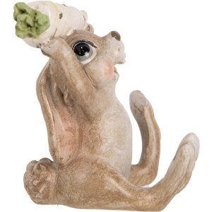 Clayre & Eef 6PR5237 Déco Lapin Beige 6x5x7 cm...