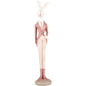 Clayre & Eef 6PR5244 Décoration Lapin blanc...