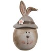 Clayre & Eef 6PR5263 Déco Lapin Beige Marron Ø 7x13 cm Style rustique