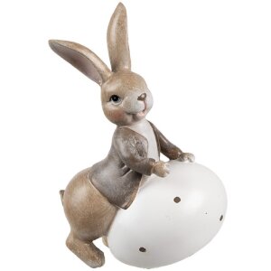 Clayre & Eef 6PR5264 Déco Lapin avec œuf...