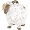 Clayre & Eef 6PR5274 Décoration Mouton Blanc Marron 9x7x8 cm