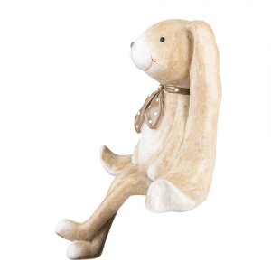 Clayre & Eef 6PR5279 Décoration Lapin Marron 20x13x24 cm