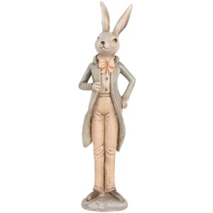 Clayre & Eef 6PR5239 Déco Lapin Beige Gris...