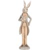 Clayre & Eef 6PR5239 Déco Lapin Beige Gris 7x5x24 cm Style rustique