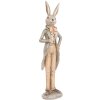 Clayre & Eef 6PR5239 Déco Lapin Beige Gris 7x5x24 cm Style rustique