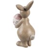 Clayre & Eef 6PR5253 Décoration Lapin beige rose 6x9x15 cm style rustique