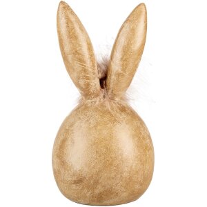 Clayre & Eef 6PR5267 Déco Lapin Beige Ø 11x21 cm Style rustique