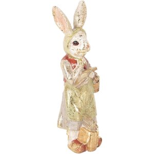 Clayre & Eef 6PR5508 Déco Lapin Beige Vert...