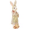 Clayre & Eef 6PR5508 Déco Lapin Beige Vert 7x6x21 cm