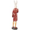 Clayre & Eef 5PR0160 Déco Lapin Beige Rouge Or 17x17x72 cm