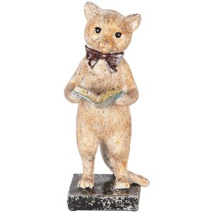 Clayre & Eef 6PR5078 Déco Chat Beige...