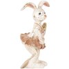 Clayre & Eef 6PR5094 Déco Lapin Beige Doré 8x6x14 cm Style campagne