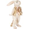 Clayre & Eef 6PR5095 Décor Lapin Beige Doré 6x7x13 cm